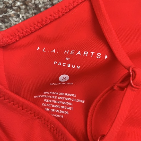 Pacsun Red bikini top - Picture 3 of 4